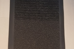Felpudo Mixto Rizos Gris Oscuro y Lineas